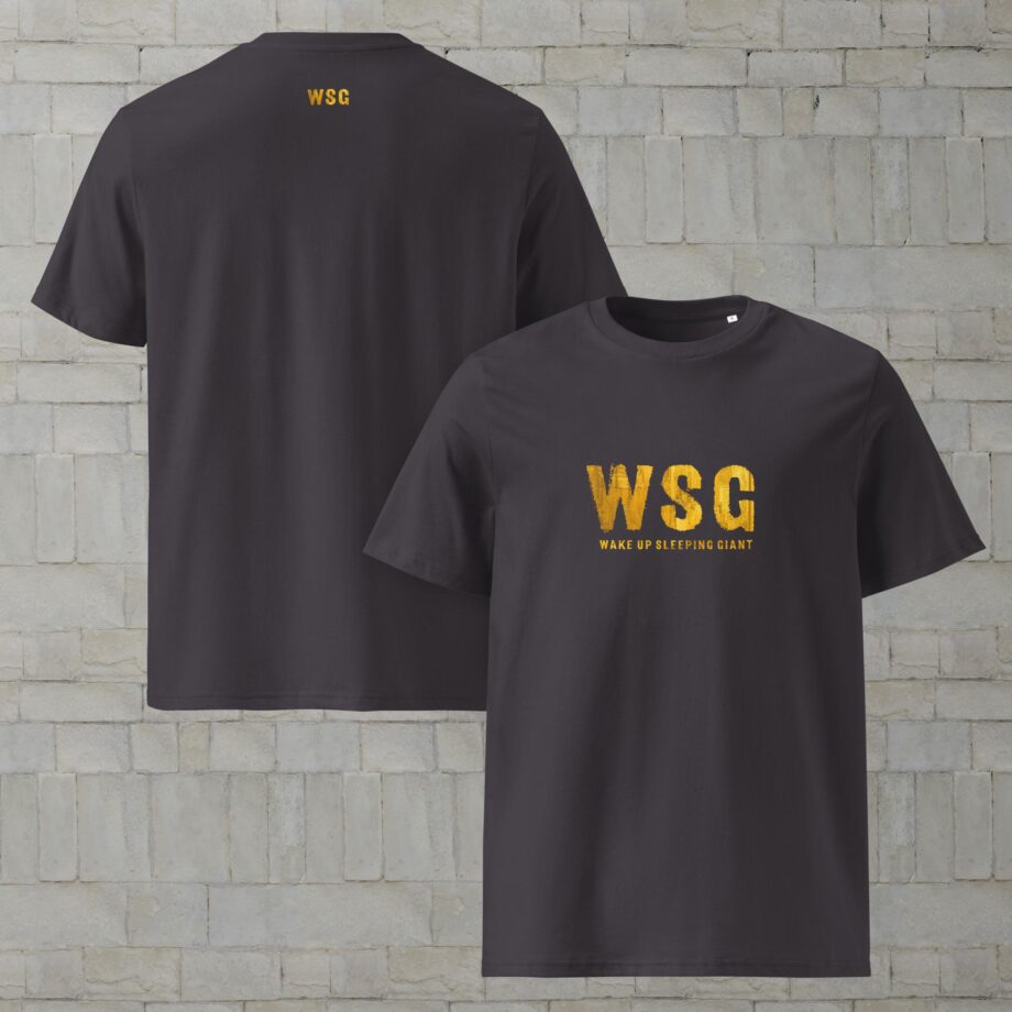 WSG Gold front - T-shirt unisexe en coton biologique