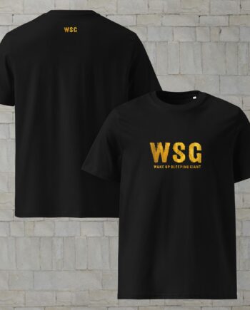 WSG Gold front - T-shirt unisexe en coton biologique