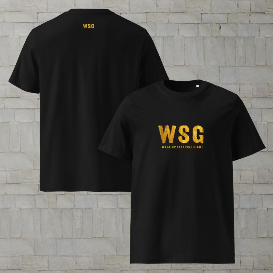 WSG Gold front - T-shirt unisexe en coton biologique