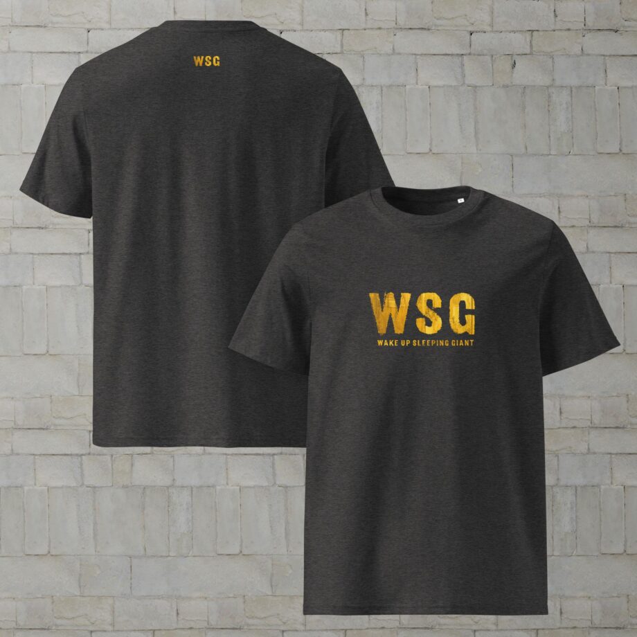 WSG Gold front - T-shirt unisexe en coton biologique
