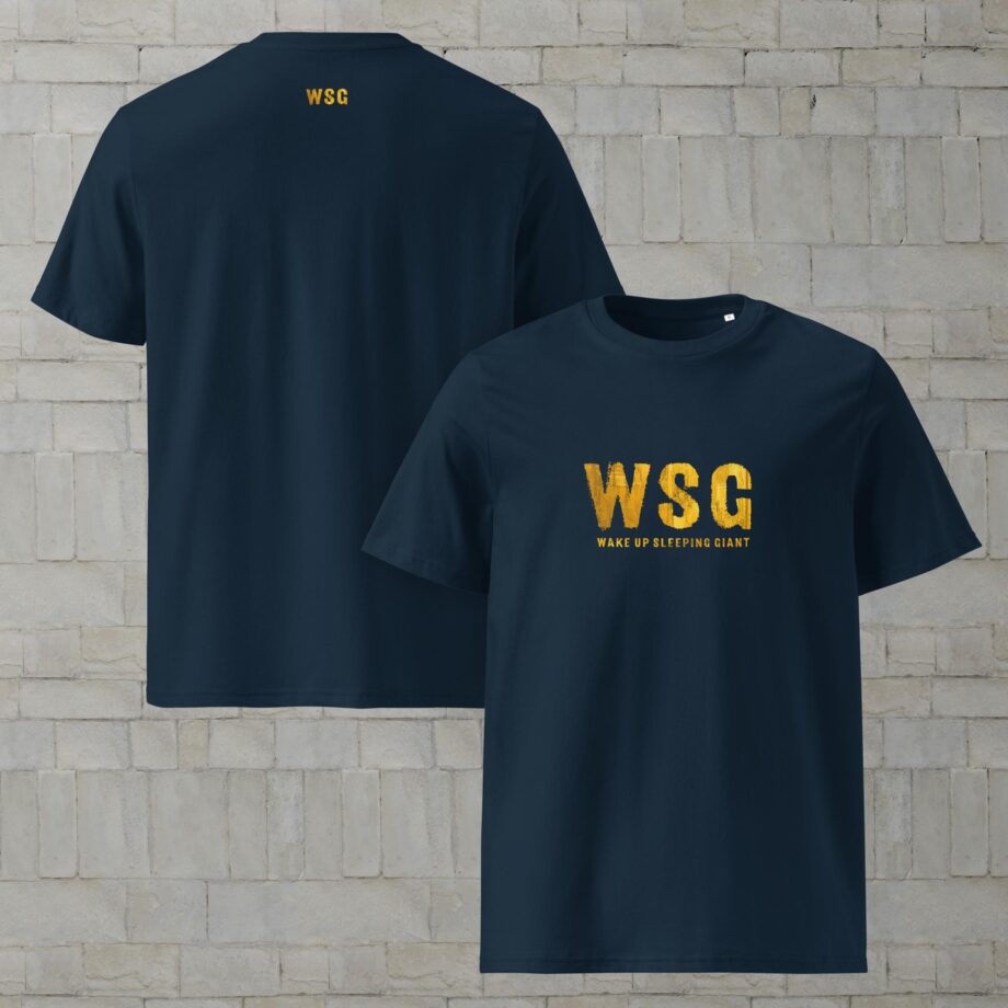 WSG Gold front - T-shirt unisexe en coton biologique