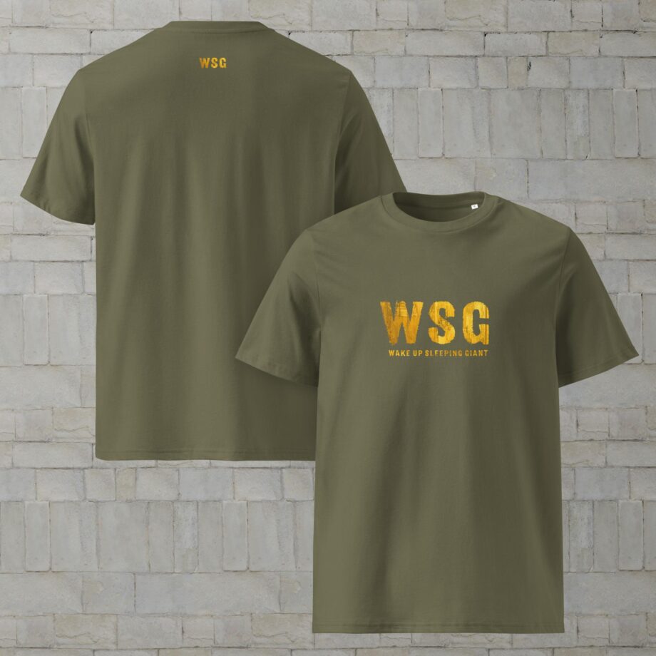 WSG Gold front - T-shirt unisexe en coton biologique