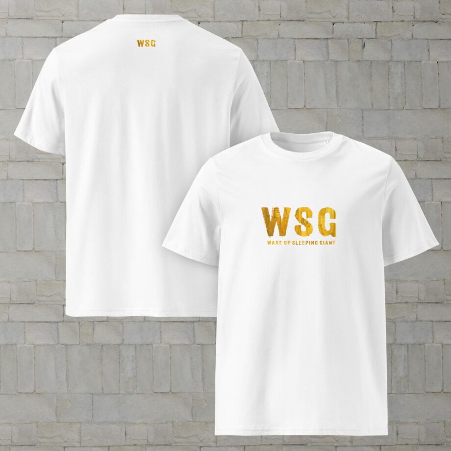 WSG Gold front - T-shirt unisexe en coton biologique